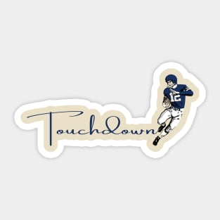 Touchdown Colts! Sticker